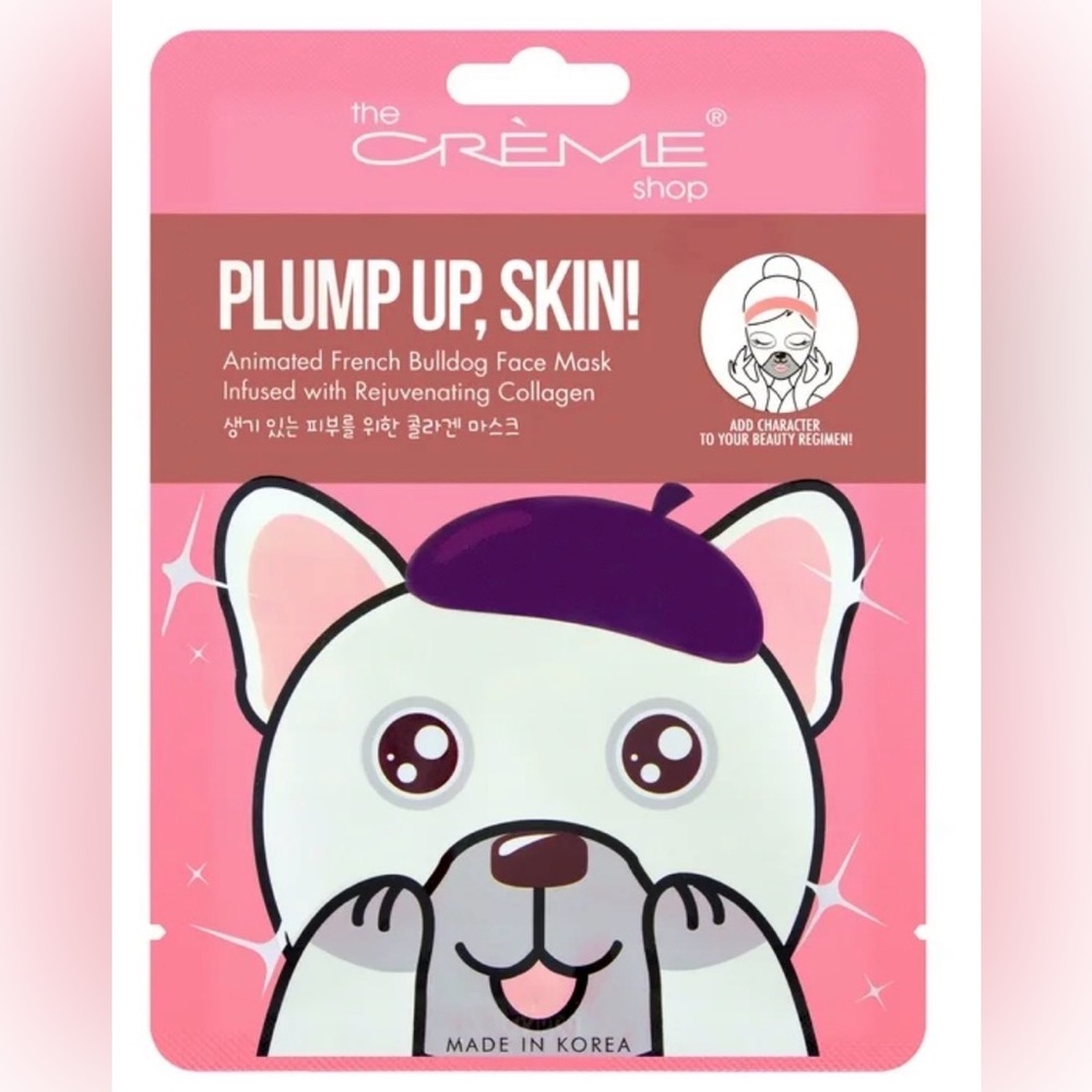 Creme Shop plump up skin set of 3 face masks